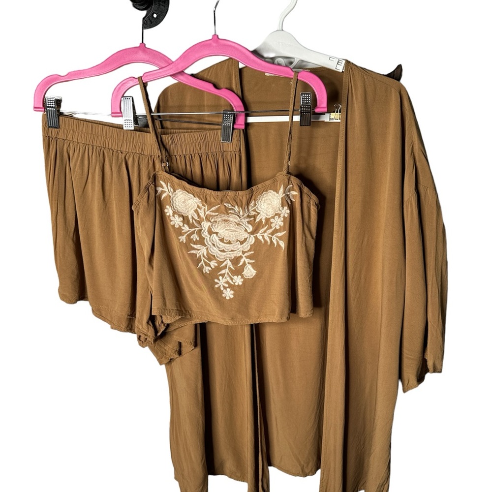 Rustty Dustty 3 Piece Shorts Set